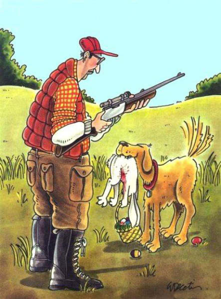 Chasse au lapin-humourenvrac